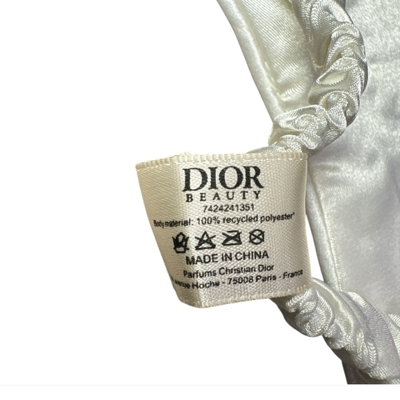Dior Silk Eye Sleep Mask New In Box White Authentic (NWT) - Picture 5 of 6